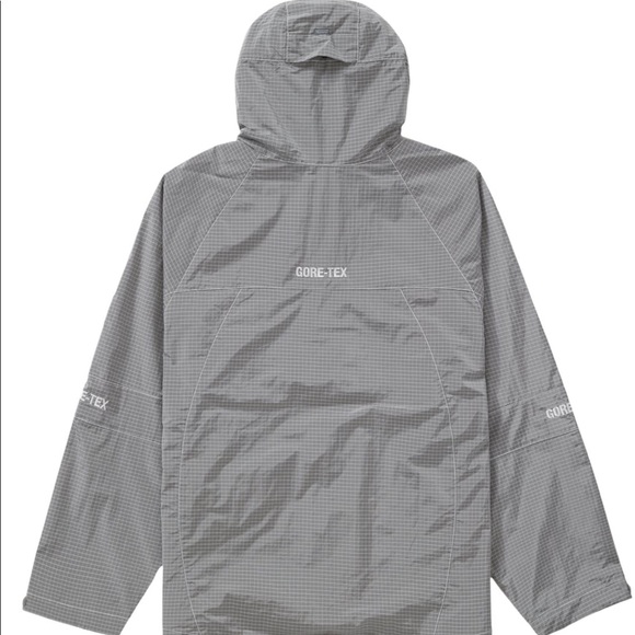 Supreme gore-tex contrast stitch anorak Supreme Gore-Tex contrast stitch Anorak silver